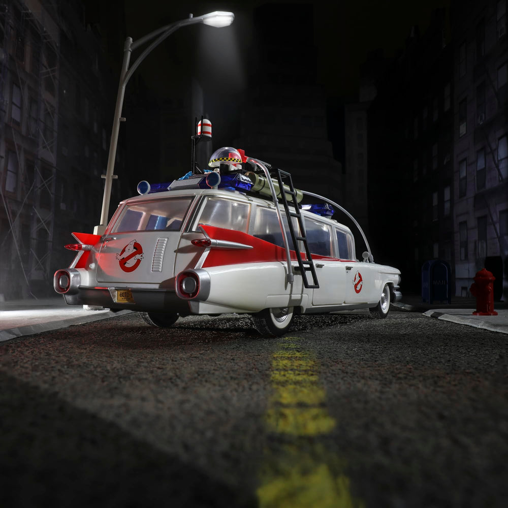 Hasbro Ghostbusters Ecto-1 1984 sliding gurney adds authentic action