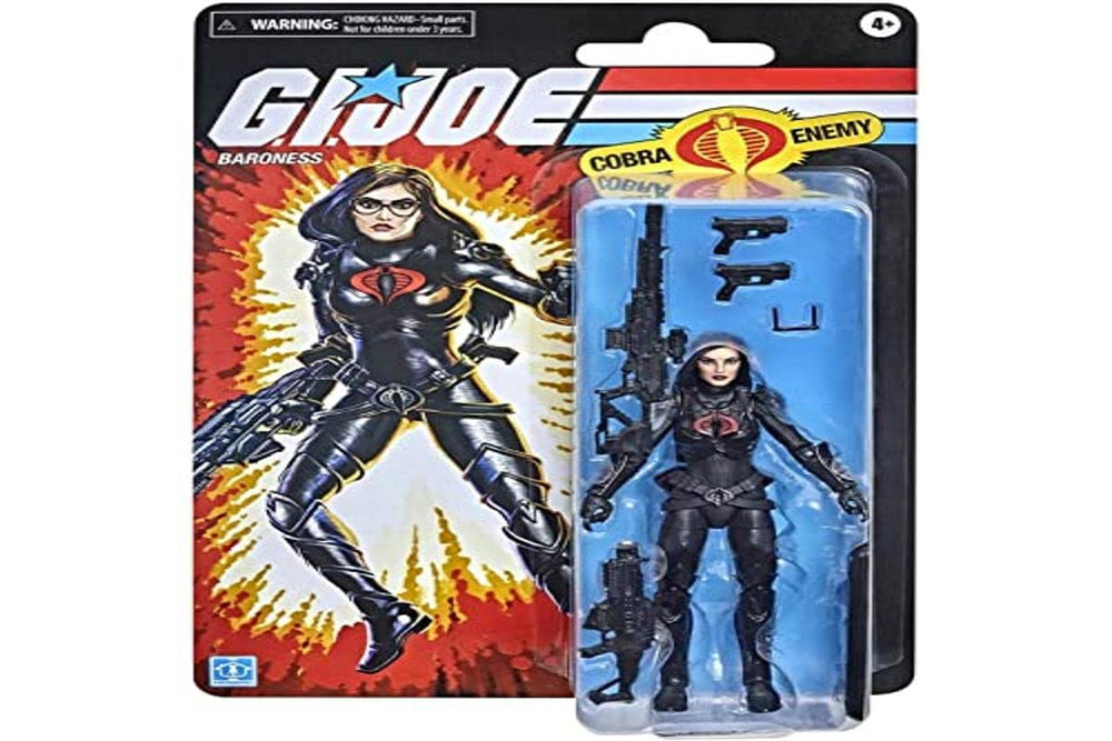 Hasbro G.I. Joe Classified Series Baroness action figure in dynamic pose for display and imaginative play.