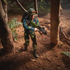 Hasbro G.I. Joe Classified Tiger Force Dusty 6-inch figure on display shelves