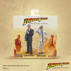 Hasbro Indiana Jones Rene Belloq Ark Showdown figure with premium deco for collection.