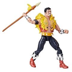 Hasbro Kraven Spider-Man 15cm figure back view shows details and branding.
