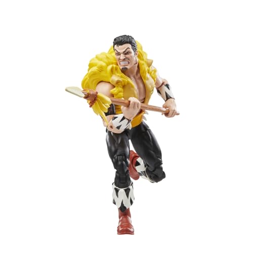Hasbro Kraven Spider-Man 15cm figure close-up head sculpt with character likeness.