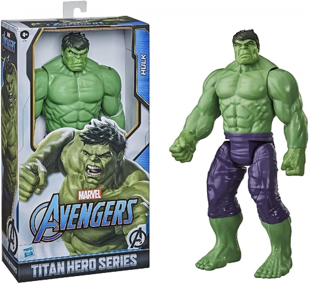 Hasbro Hulk figure in dynamic action pose for storytelling and roleplay adventures.