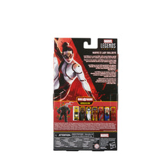 Hasbro Marvel Lady Bullseye accessories expand display options.