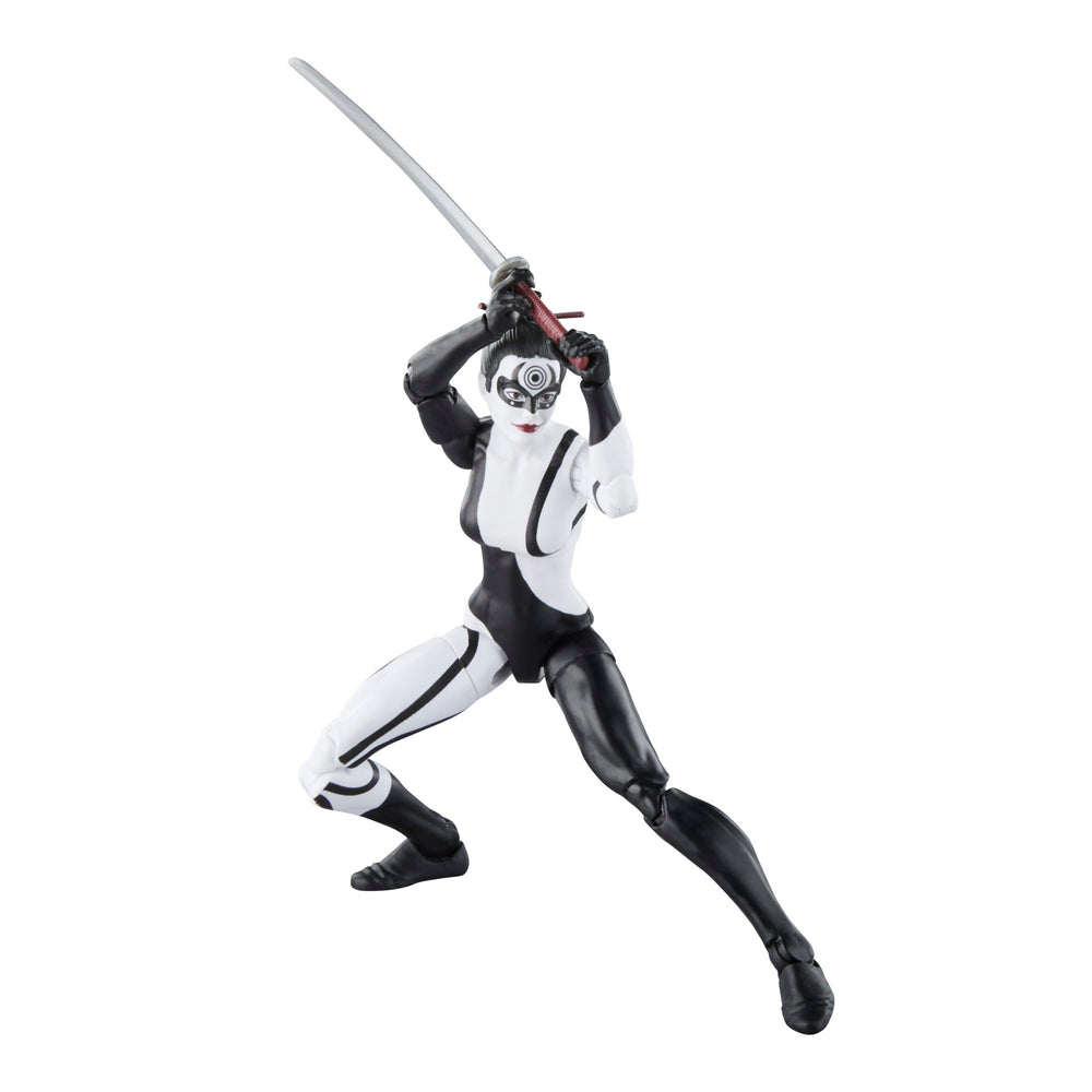 Lady Bullseye figure with pose-ready articulation on shelf.