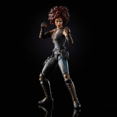 Hasbro Marvel Legends Domino 6-inch figure articulation for dynamic poses and shelf-ready display.
