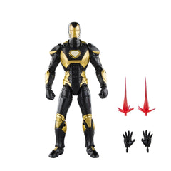 Hasbro Marvel Legends Gamerverse Iron Man Midnight Suns front view for premium display and pose versatility.