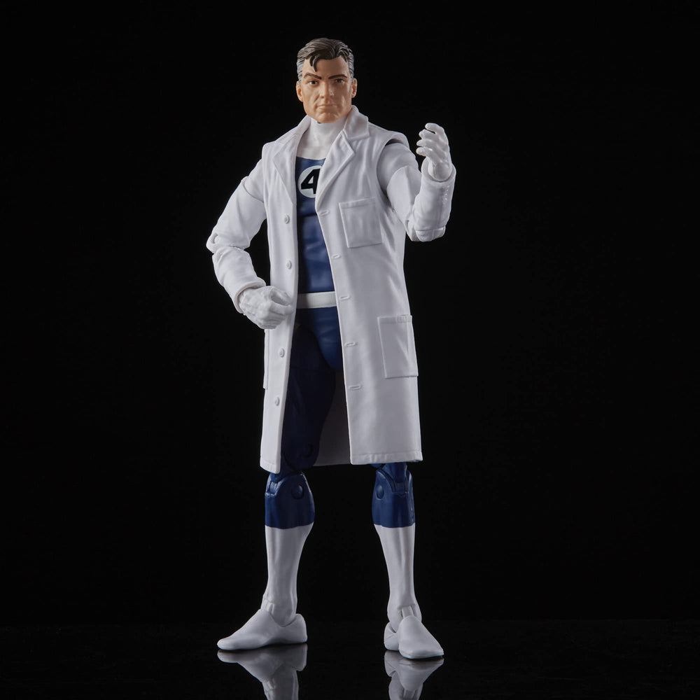 Hasbro Marvel Legends Mr. Fantastic figure with premium articulation for dynamic posing.