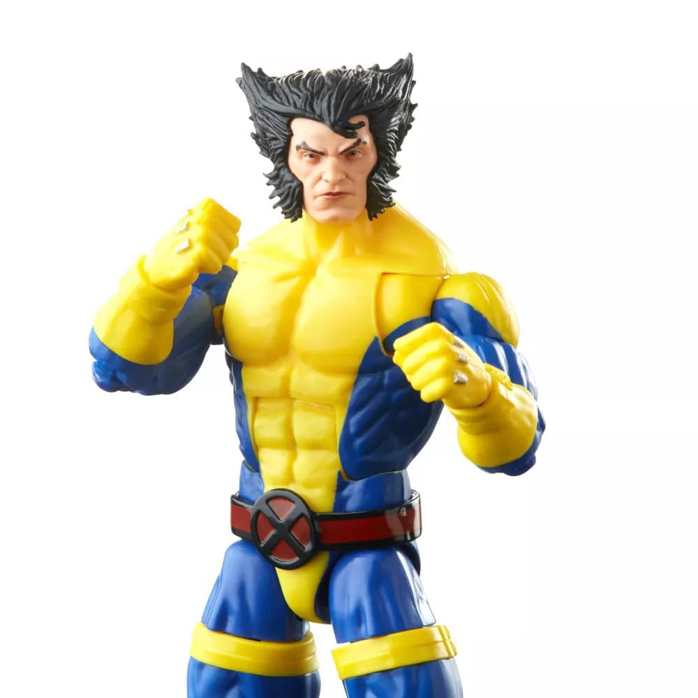 Hasbro Marvel Legends retro packaging enhances collection-ready display.