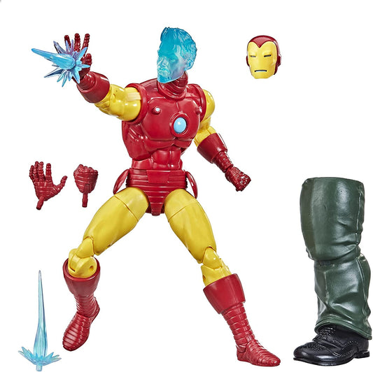 Hasbro Marvel Legends Tony Stark AI figure front view for dynamic display and posing