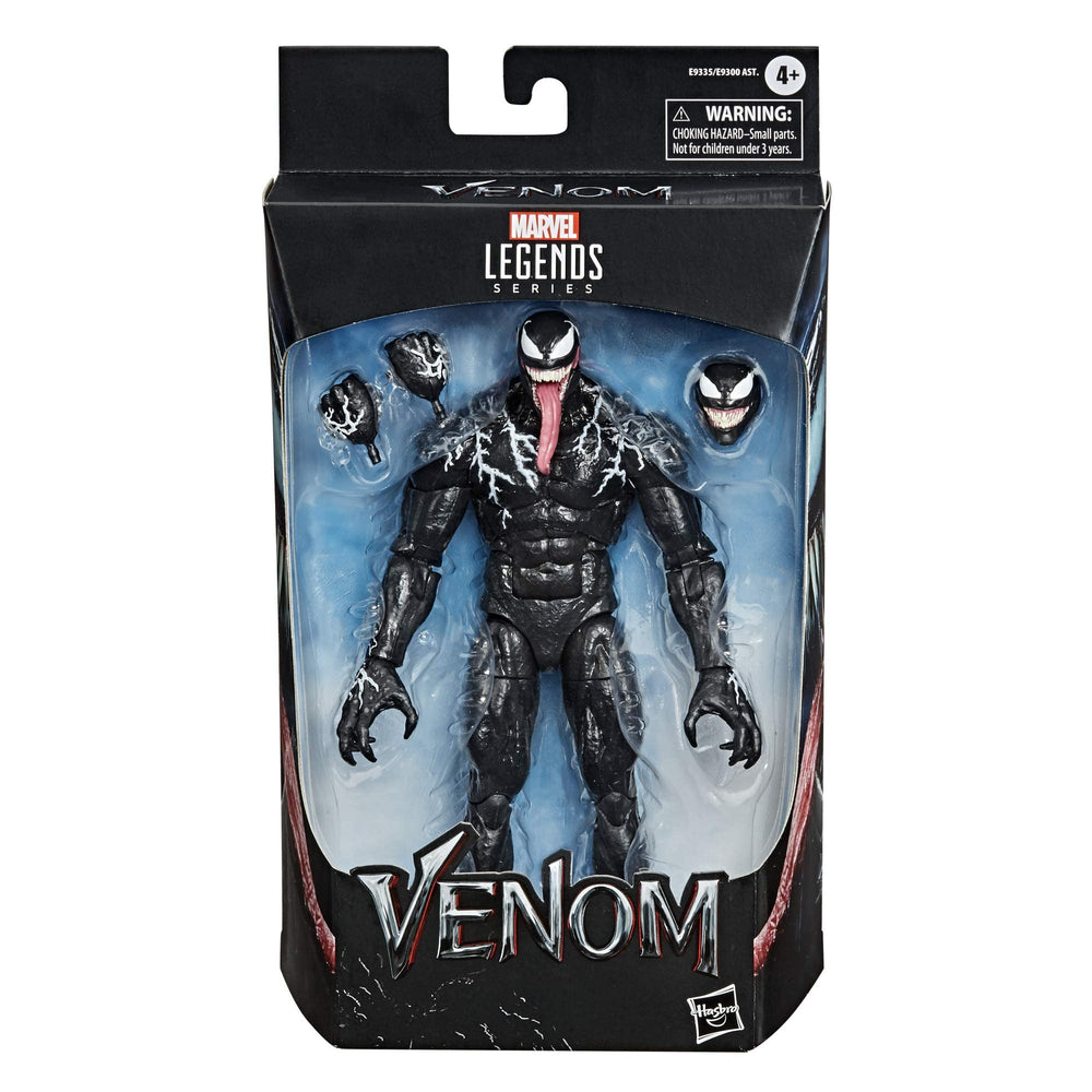 Hasbro Marvel Legends Venom 6inch figure detailed surface texture enhances collectibility