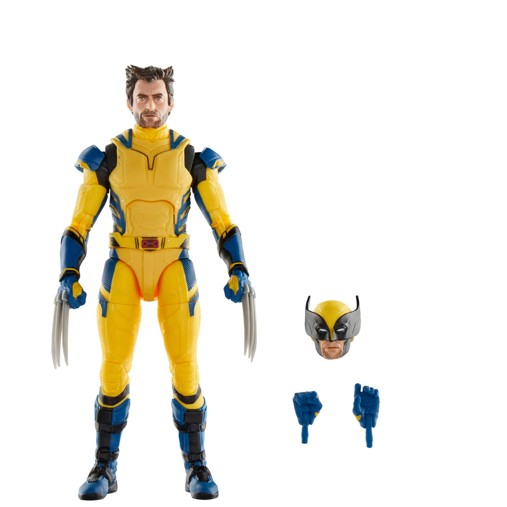 Hasbro Marvel Legends Wolverine-Deadpool figure front view for display