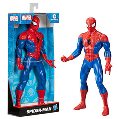 Hasbro Marvel Spider-Man figure front view, perfect for dynamic posing and display.