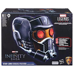 Hasbro Marvel helmet close-up detail deco focusing on movie-accurate craftsmanship for collectors