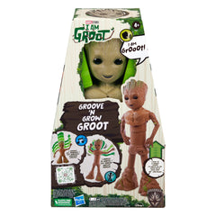 Hasbro Marvel Groot Groove 'N Grow dances to music with responsive sounds.