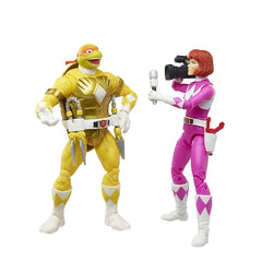 Hasbro Morphed Michelangelo helmet-on poseability for dynamic display.