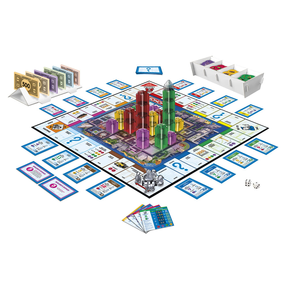 Hasbro Monopoly Builder builder blocks for stacking towers