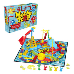 Hasbro Mouse Trap game setup easy image demonstrates quick, family-friendly assembly.