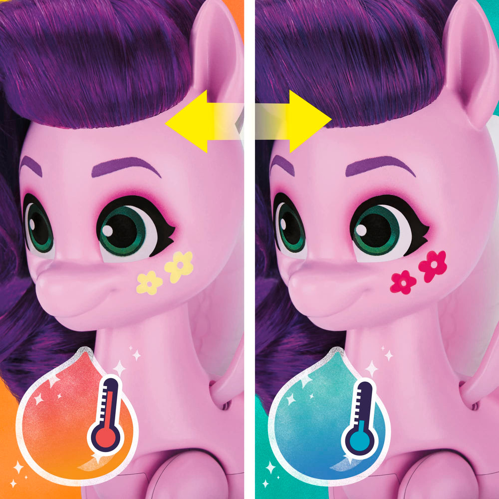 Hasbro My Little Pony Princess Pipp Petals comb included for hair care.