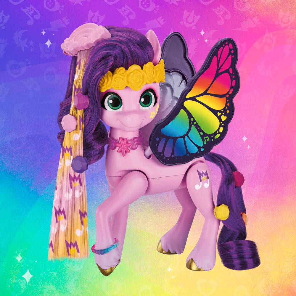 Hasbro My Little Pony Princess Pipp Petals poseable 5.5-inch figure for expressive posing.