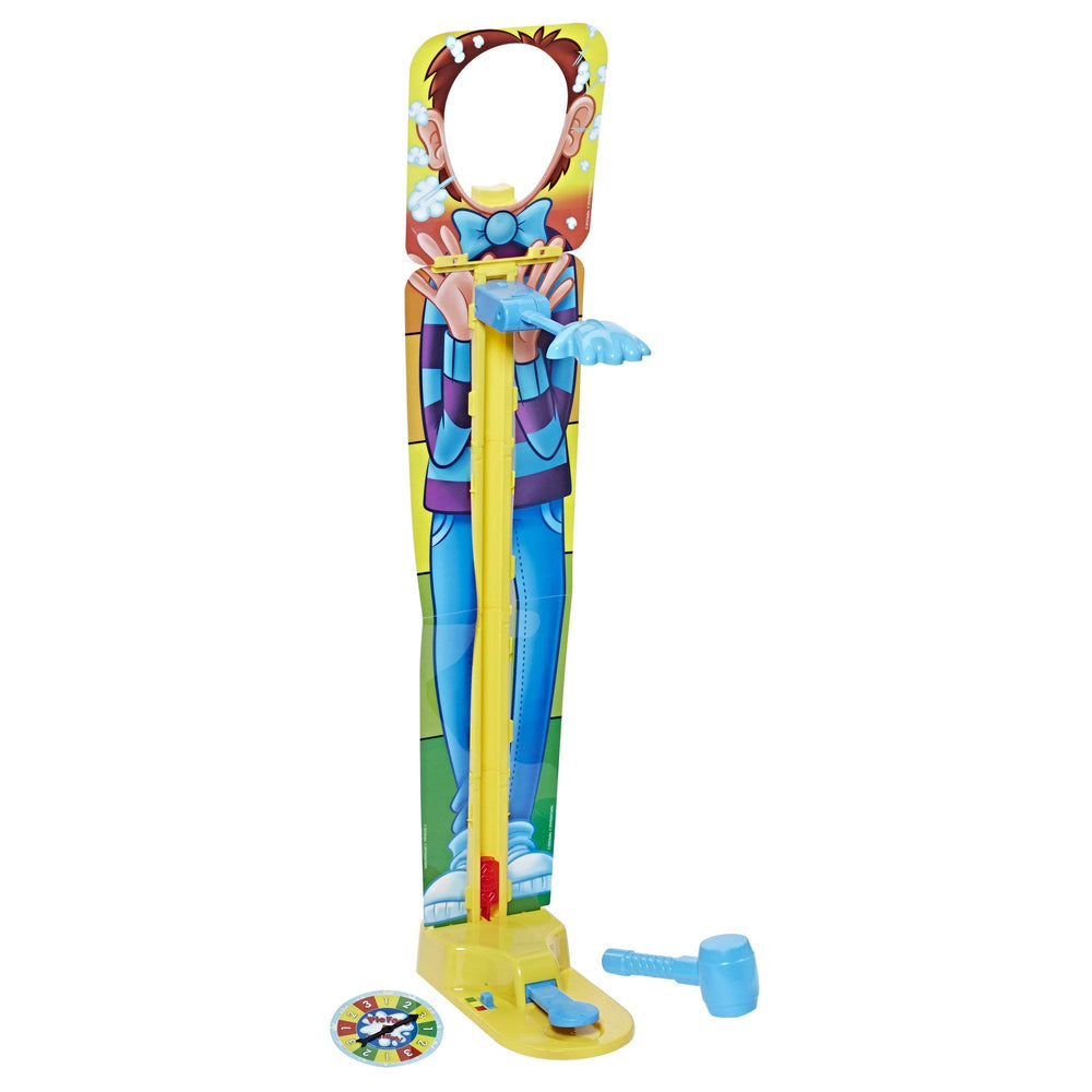Hasbro Pie Face Sky High throwing arm in action, sparking carnival excitement.