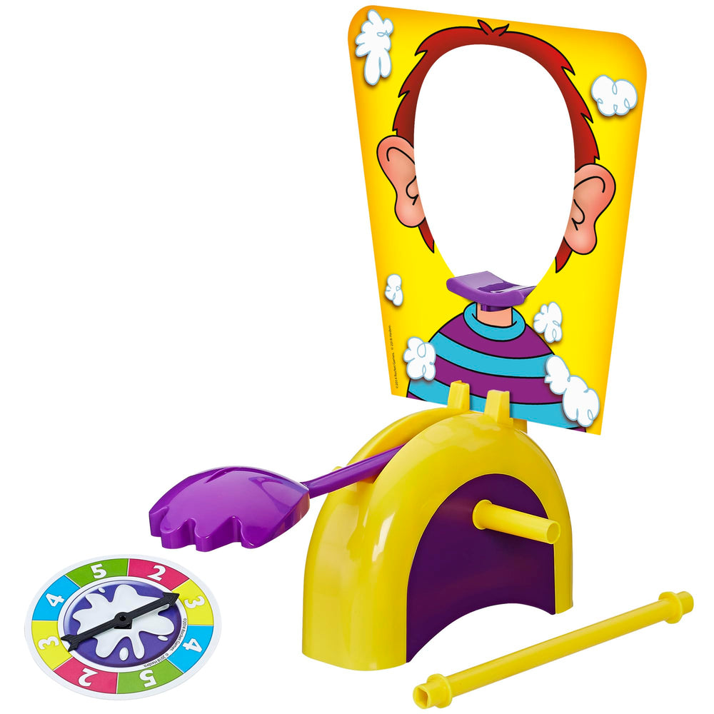 Hasbro Pie Face spinner in action for suspenseful play