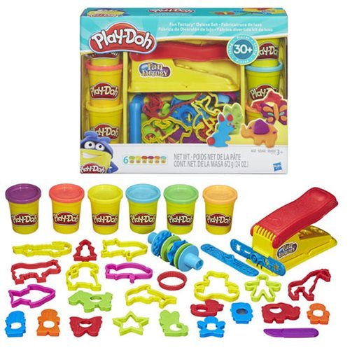 Hasbro Play-Doh 4 oz cans in six colors fuel quick, colorful play sessions.