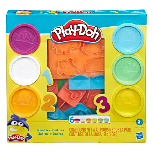 Hasbro Play-Doh Fundamentals number stampers for early counting practice.