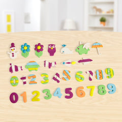 Open-ended play prompts creativity and number-based storytelling.