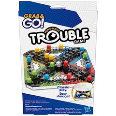 Hasbro Pop-O-Matic die roller, Grab and Go play for smooth turns while traveling.