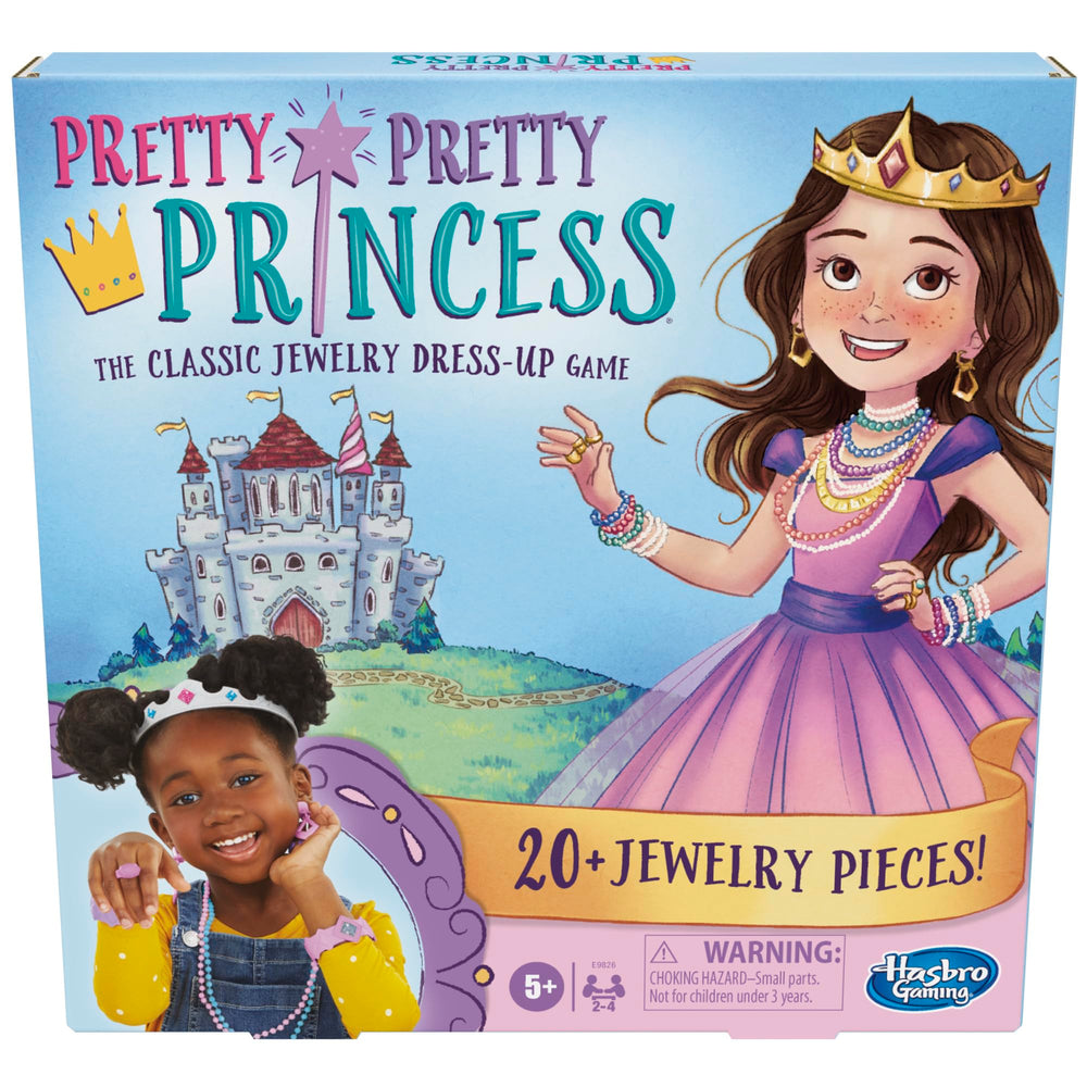 Hasbro Pretty Pretty Princess necklace piece for kids; colorful dress-up play.