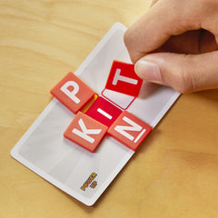 Hasbro Scrabble Frenzy multi-player rounds encouraging friendly competition for 2 to 4 players.