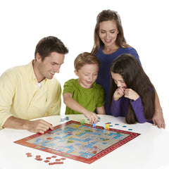 Hasbro Scrabble Junior advanced word side where kids create their own words