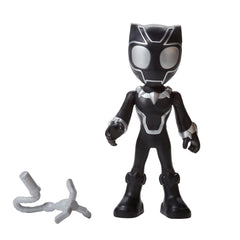 Hasbro Spidey and His Amazing Friends Black Panther 9-inch figure ready for imaginative play.