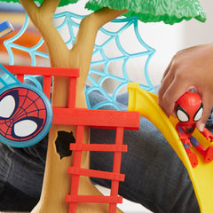 Hasbro Spidey Playground rotating web — dynamic play element for storytelling