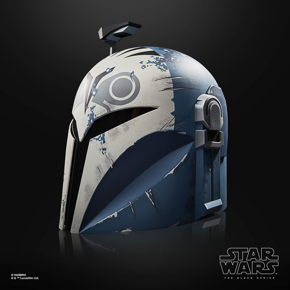 Hasbro Star Wars Bo-Katan helmet honors Clan Kryze heritage and style.