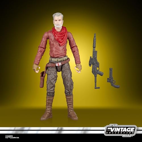 Hasbro Star Wars Cobb Vanth figure short-blaster accessory for versatile poses.
