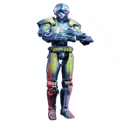 Mandalorian-inspired pose for dramatic Star Wars display