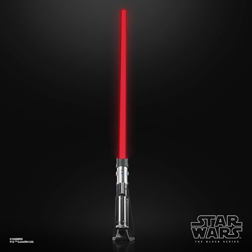 Hasbro lightsaber with advanced sound effects enhances imaginative play and action scenes.
