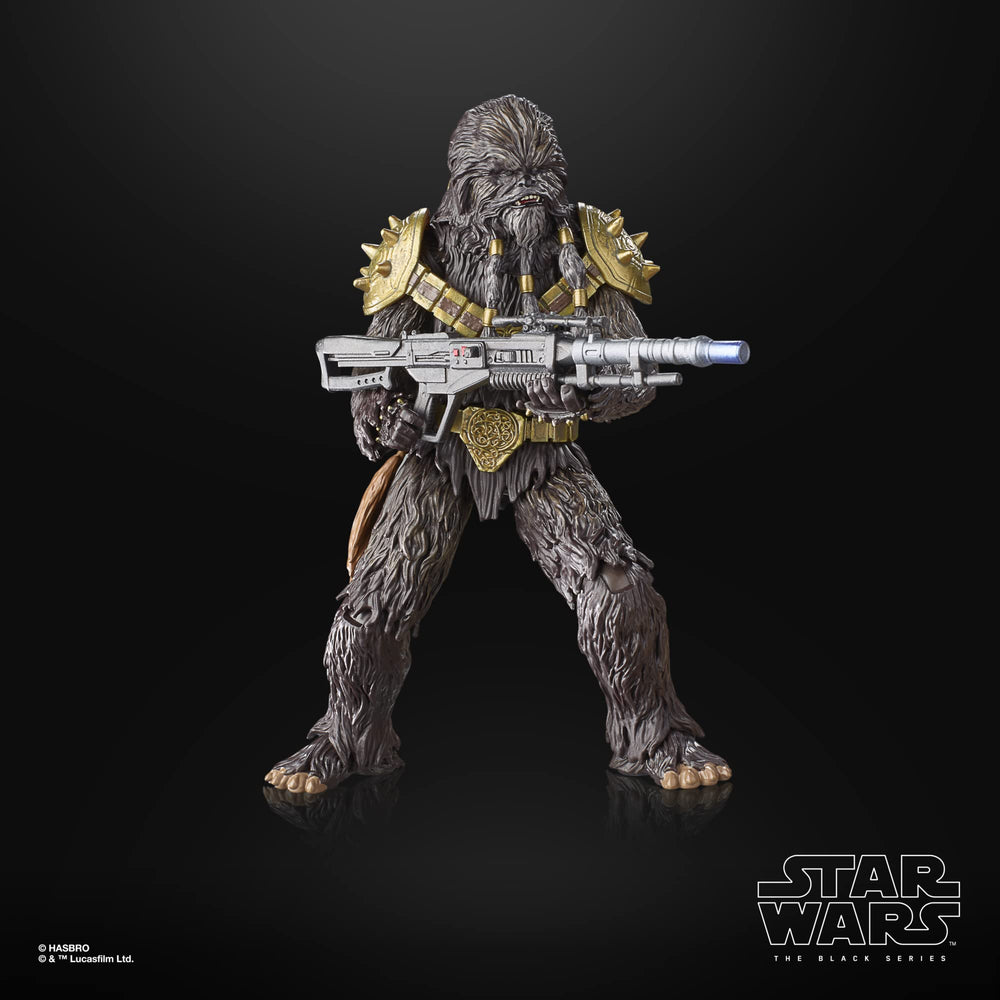 Hasbro Star Wars Krrsantan head and limb articulation enables dynamic poses.