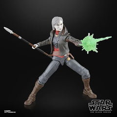 Hasbro Nightsister Merrin 6 inch figure arms in posing position for dynamic display