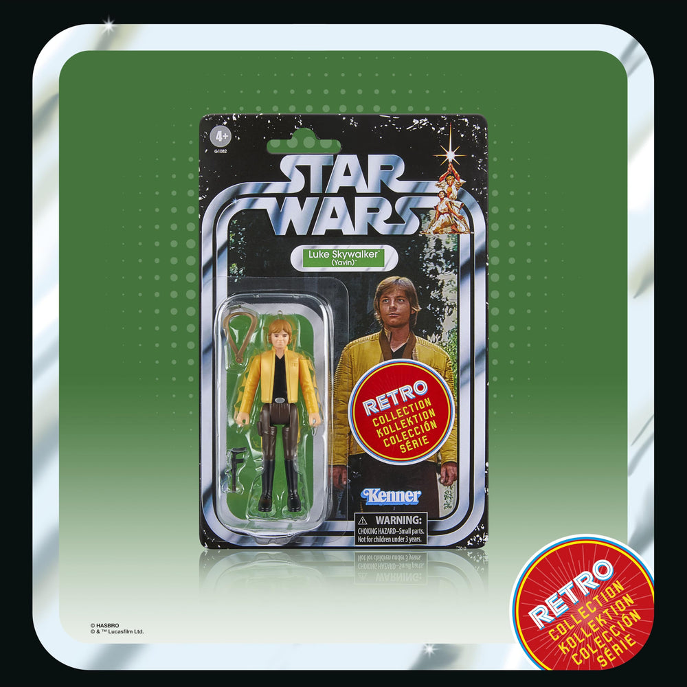 Hasbro Star Wars Retro Collection removable Han Solo helmet and blaster accessories