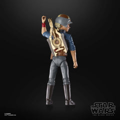 Hasbro STAR WARS Omega Mercenary Gear figure, display-ready poseable figure.