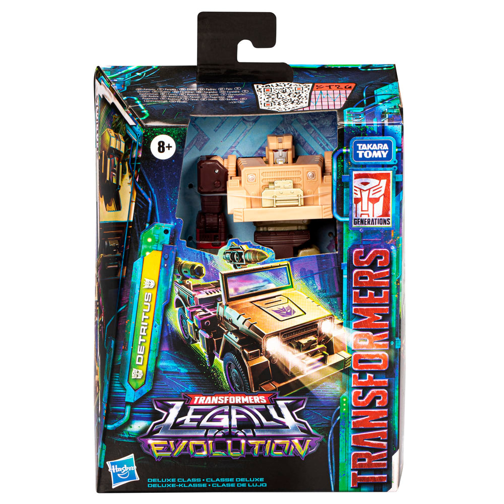 Hasbro Transformers Detritus in vehicle mode ready for high-speed adventures