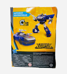 Hasbro Transformers Legacy Buzzworthy Silverstreak posing figure for dynamic display and play