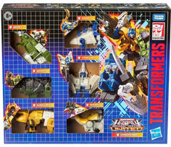 Hasbro Transformers Legacy United Dinoking box set figure display for collectors