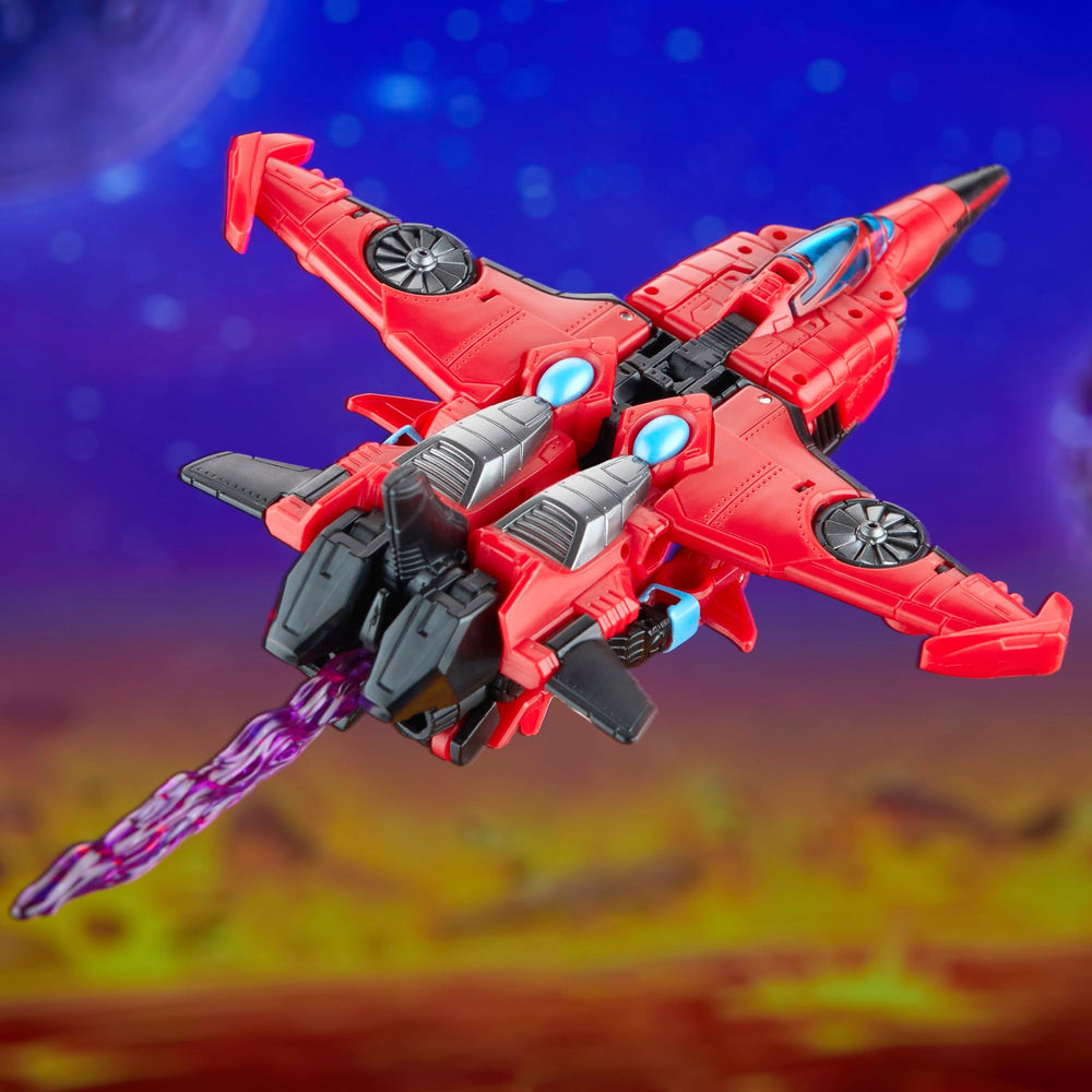 Windblade legs provide stability for heroic poses and jet landings.