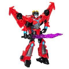 Hasbro Windblade in robot mode with Cyberverse styling for display and action.