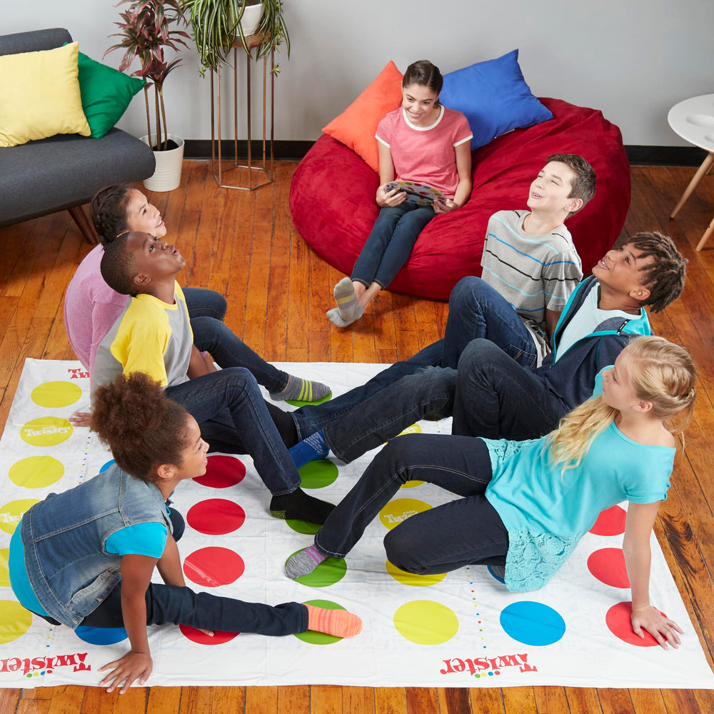 Hasbro Twister Ultimate Alexa-compatible option offers hands-free spins.