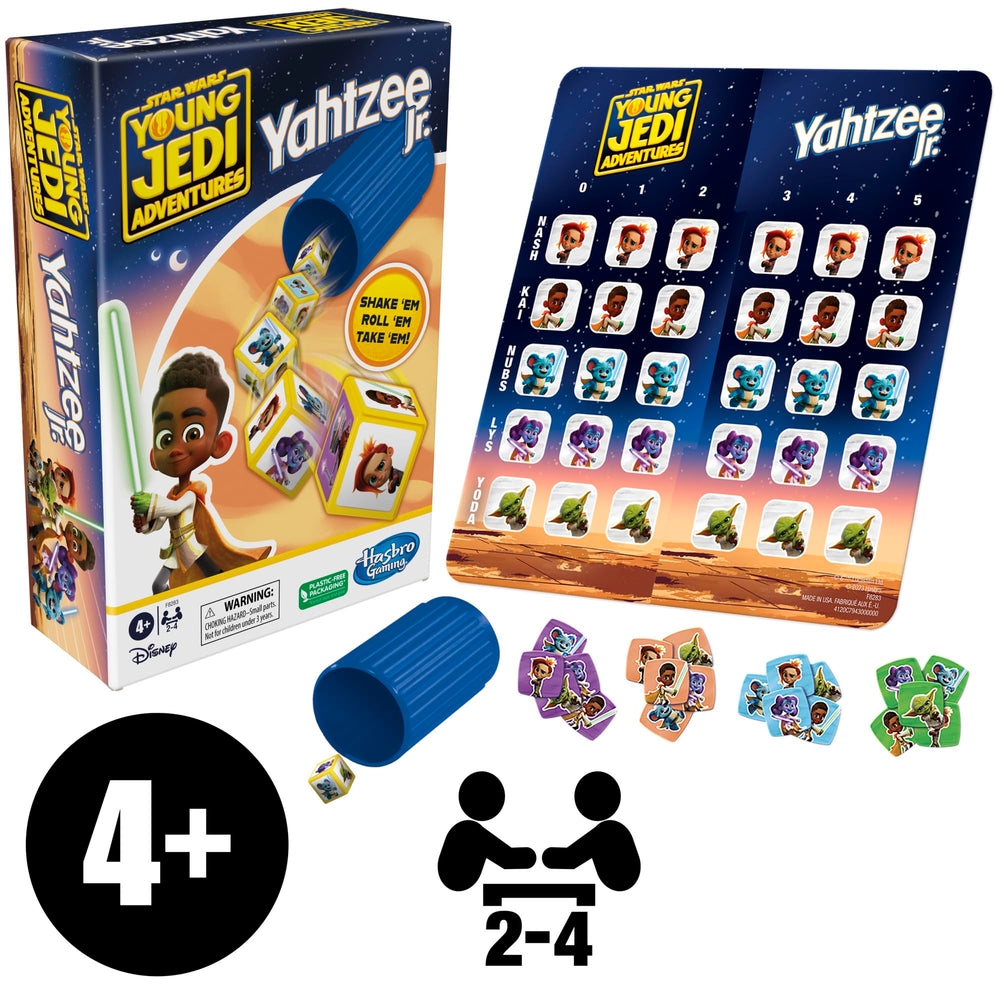 Kai and Yoda dice illustrate characters used for matching.